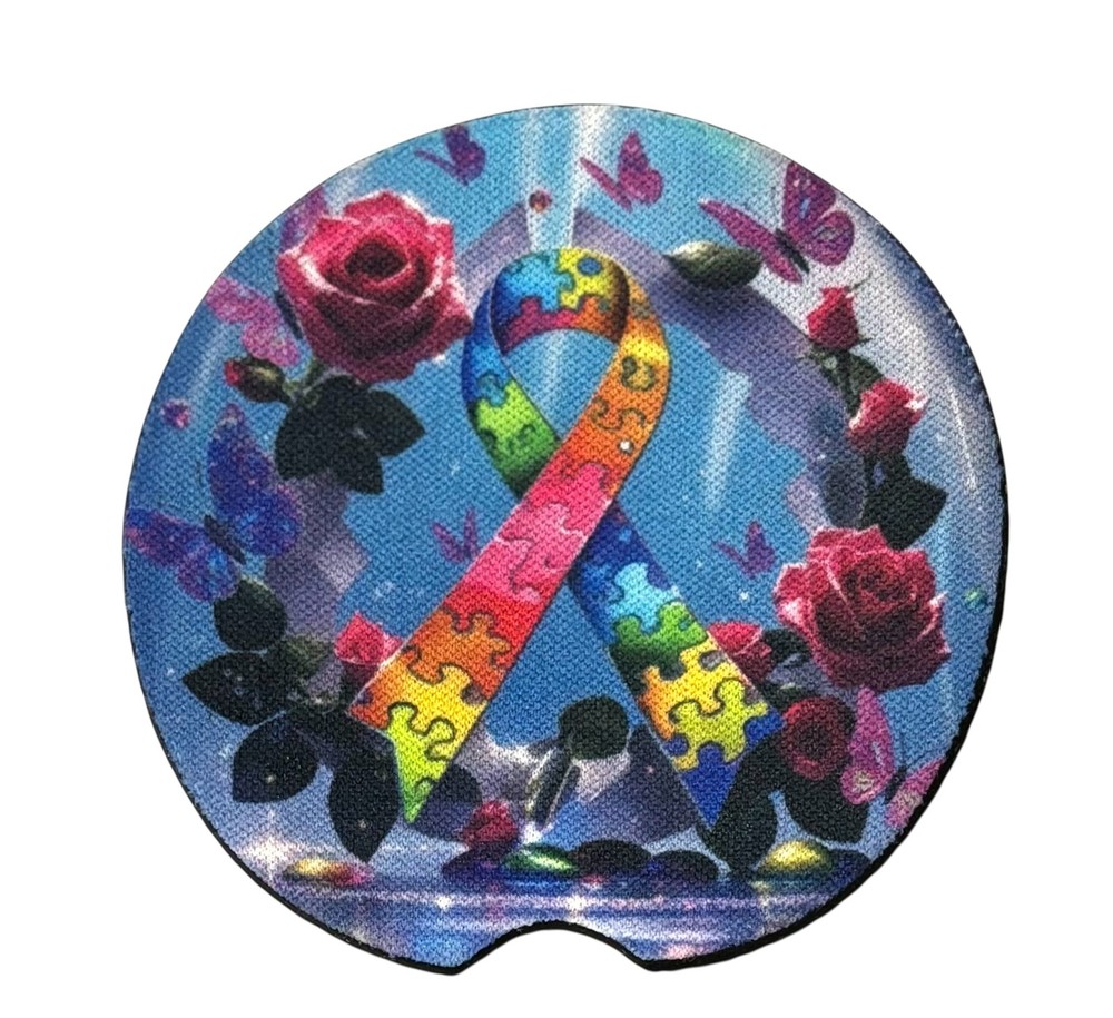 Autism Awareness Car Coasters