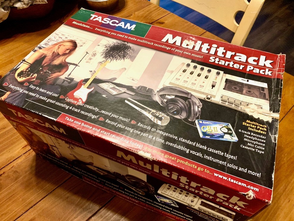 Vintage Tascam Multitrack Cassette Starter Pack Unopened