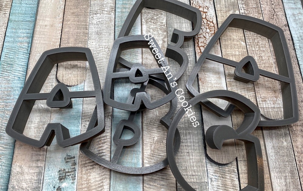 Mountain Range 3D Printed Cookie Fondant Cutter