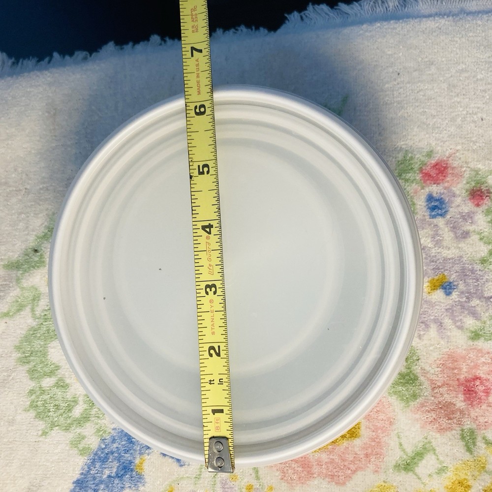 KitchenAid Set 4 Prep/Storage Bowls White 1~2~3~4 Cup Bowls. EUC