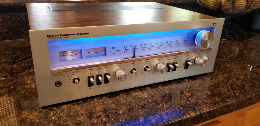 Vintage Modular Component Systems MCS 3223 Stereo Receiver  tested