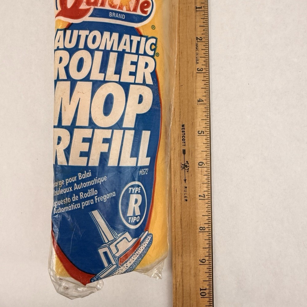 Quickie Automatic Roller Mop Refill Type R #0572 NOS Sealed