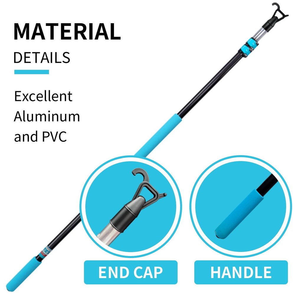Telescoping Rod for Blinds & Shades Push-Pull Adjustable Rod for Skylight Cor...