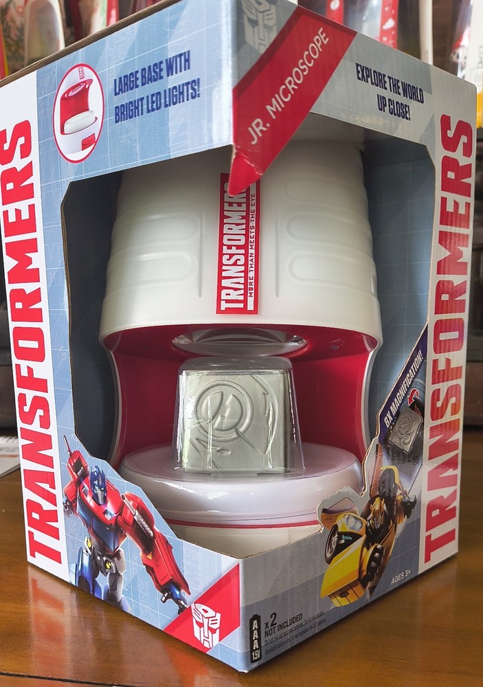 Transformers Jr. Lighted Microscope 8X Magnification New~Sealed