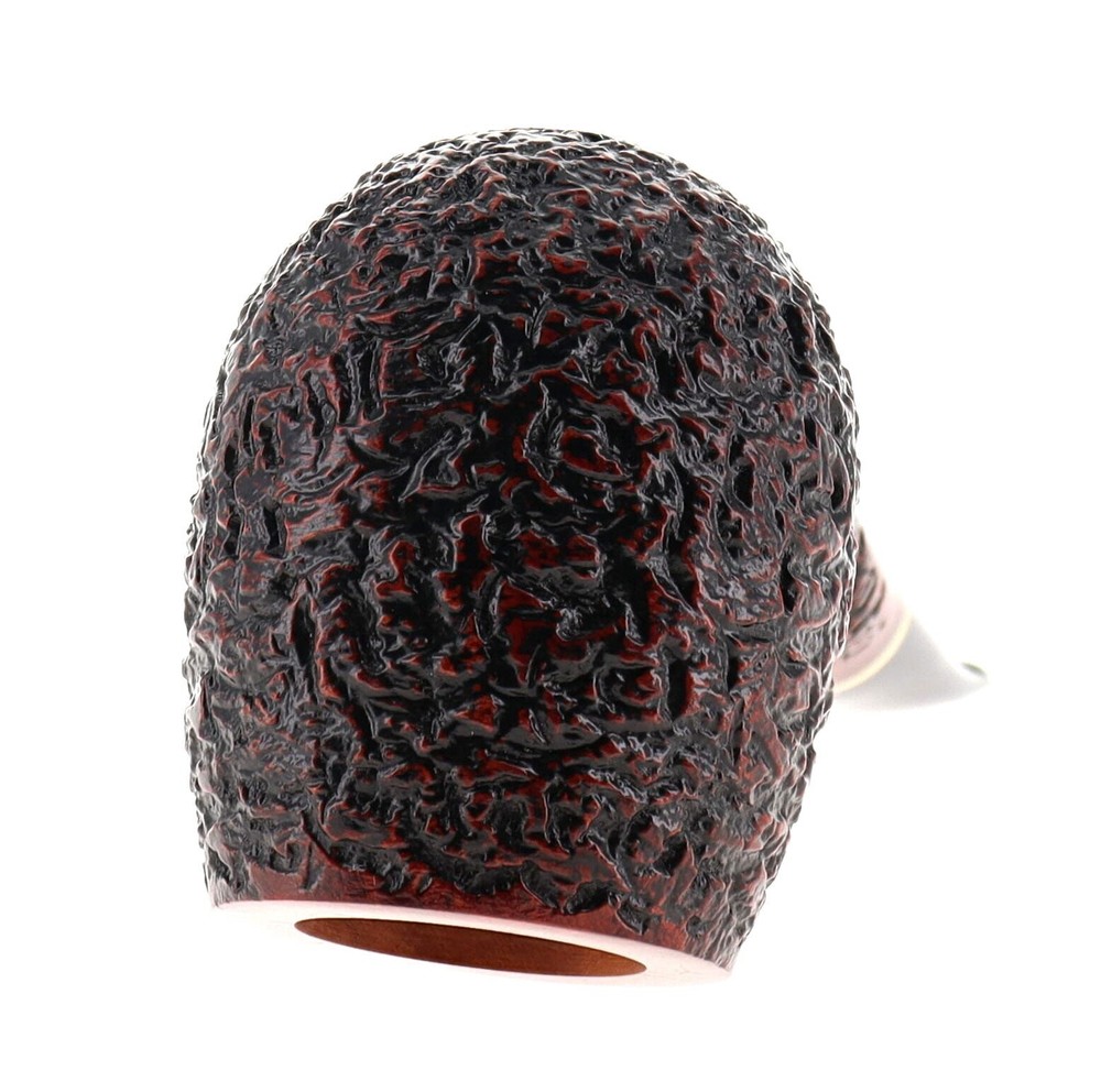 Pipe Caminetto 08.34 brown rusticated shape egg semicurved 9mm