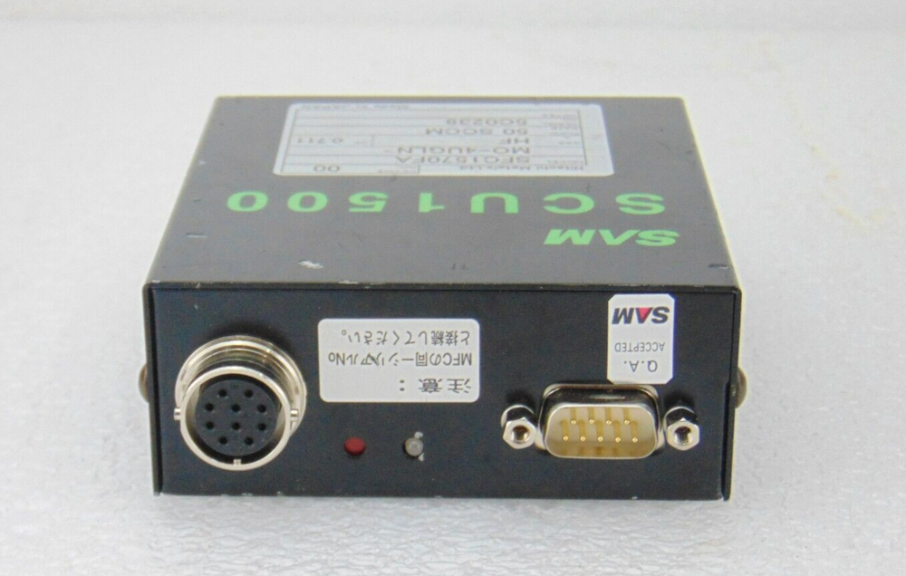 SAM SCU1500 SFC1570FA Controller, HF, 50 SCCM *used working