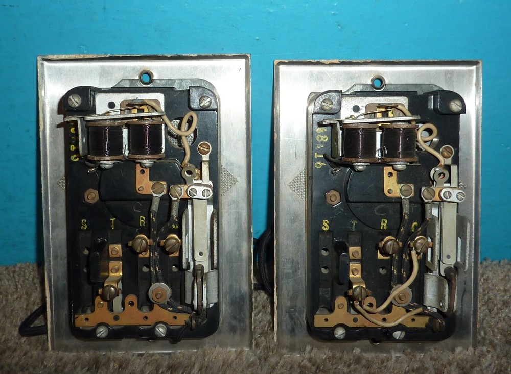 2 Couch Vintage Wall Mount Telephone Intercoms As-Is