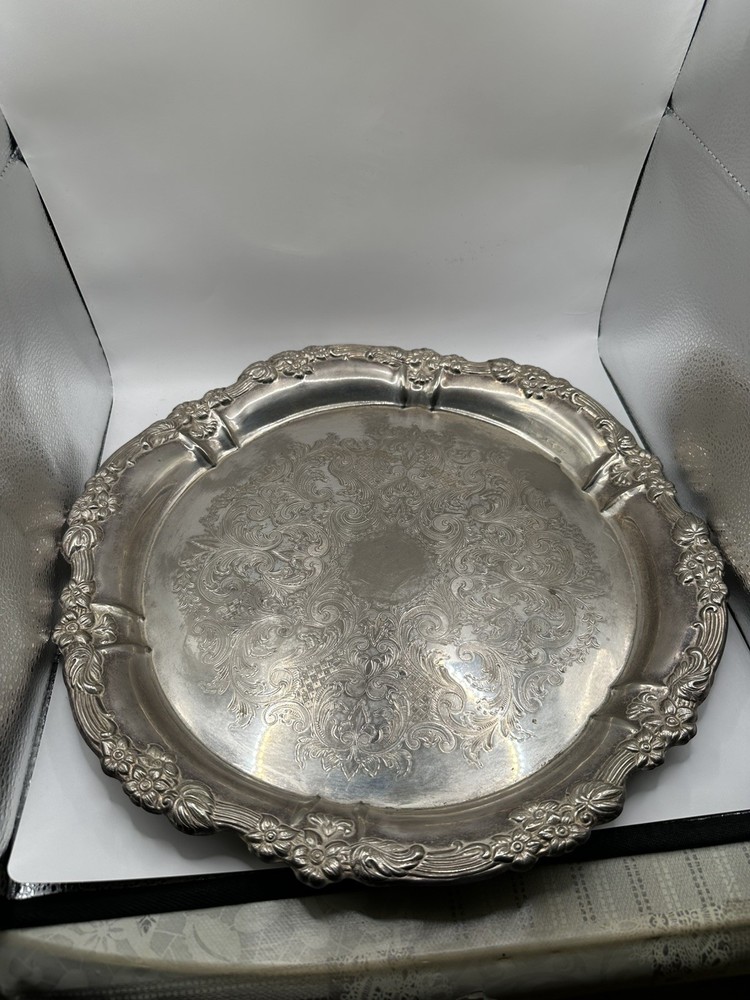 A vintage Silver Plate - Large serving Platter