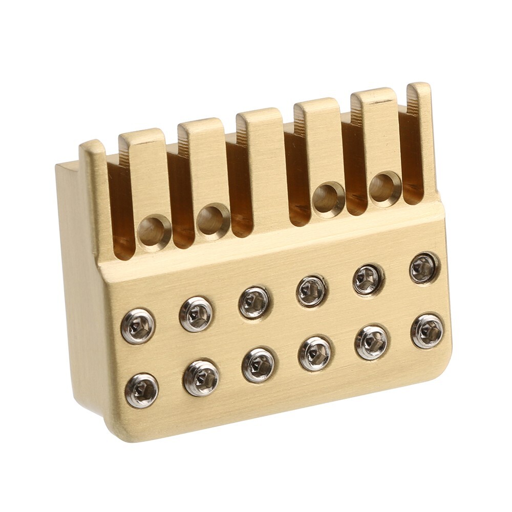 String Lock Guitar Brass Locking Nut for 6 String Headless Guitar