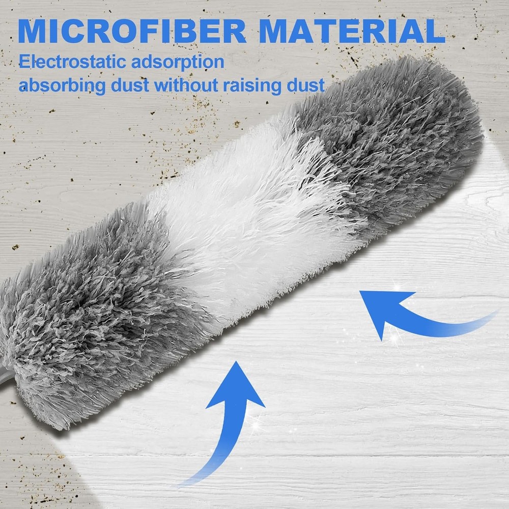 Feather Duster with Extension Pole & Long Handle