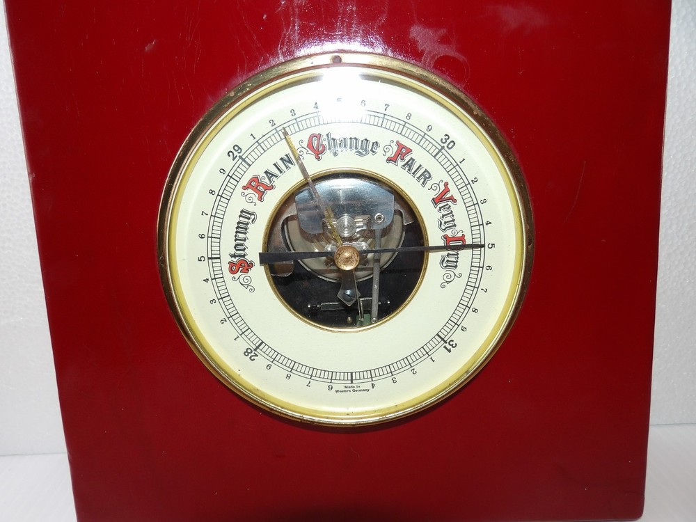 Vintage Barometer Wall Hanging Western Germany