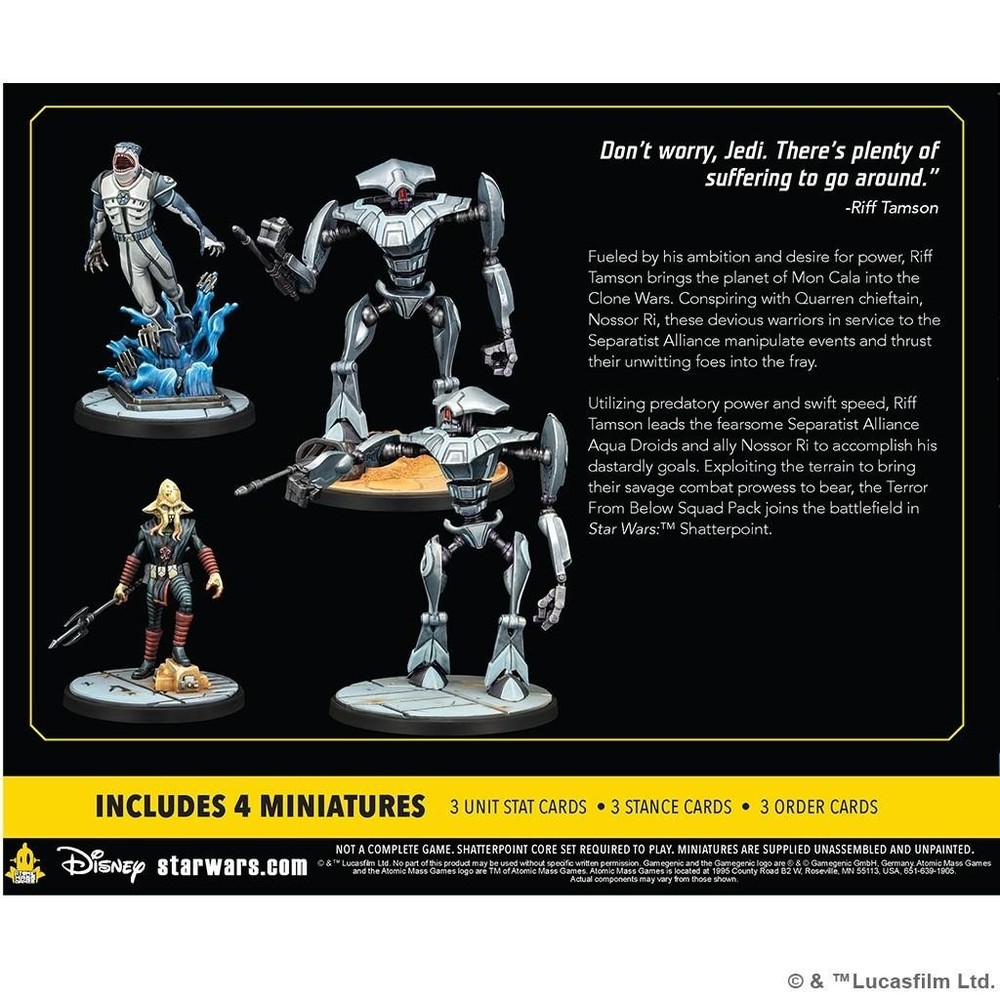 Star Wars Shatterpoint Terror from Below Squad Pack