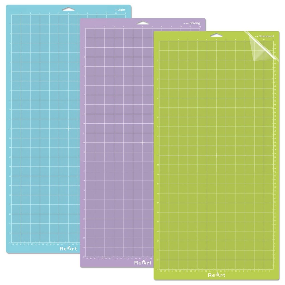 Cutting Mat Variety 12x24 – 3 Pack Strong Standard Light Multiple Adhesive Cu...