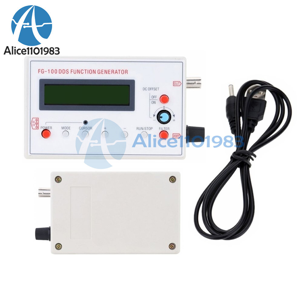 DDS Function Signal Generator 1HZ-500KHz Sine Square Triangle Wave Frequency