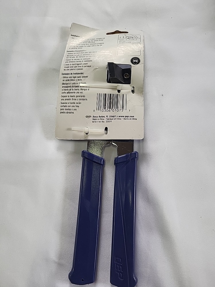 QEP Tile Cutter Rubber Handles Tool