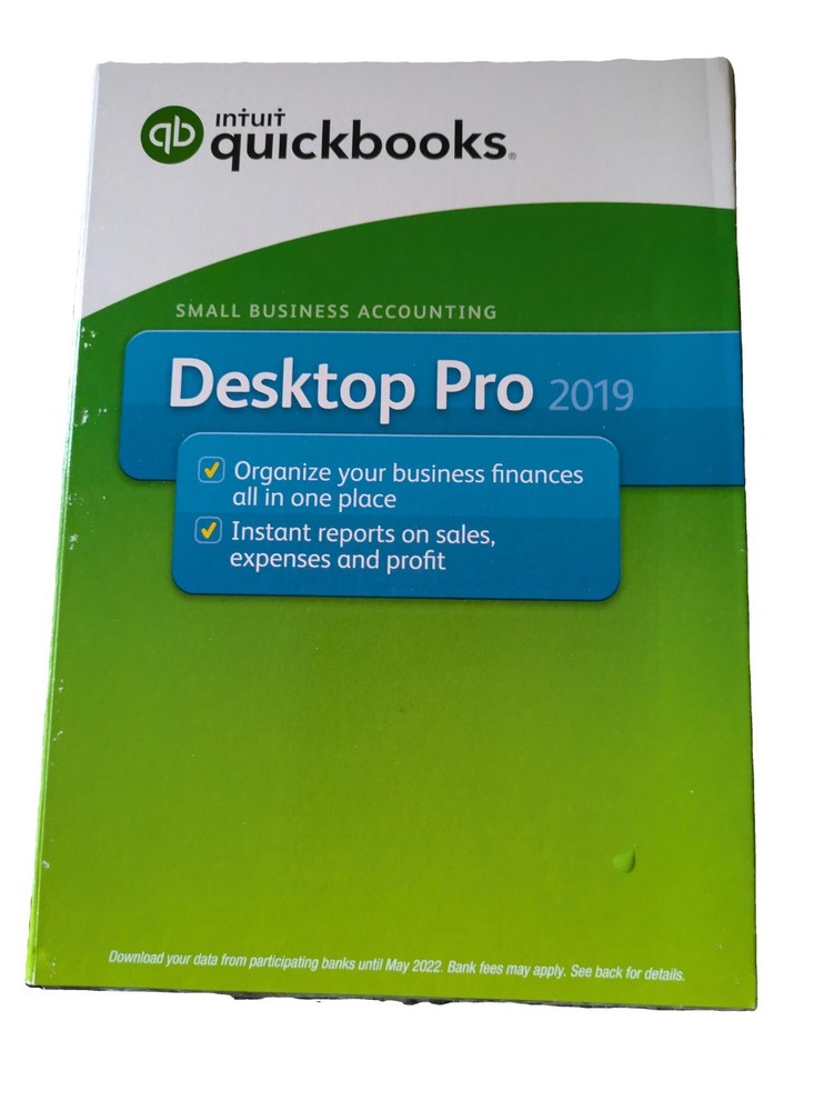 Intuit  QuickBooks Desktop Pro 2019 Software (1 User)