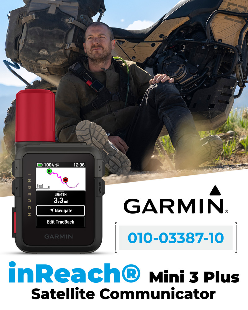 Garmin inReach Mini 3 Plus Compact SOS Satellite Communicator w/PowerPack Bundle