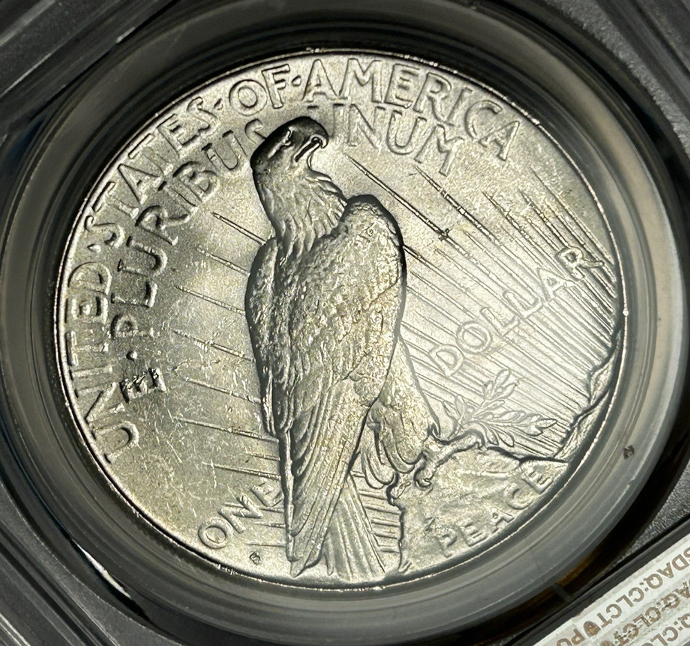 1934 S PEACE DOLLAR PCGS MS 64+ / SHARP WHITE COIN