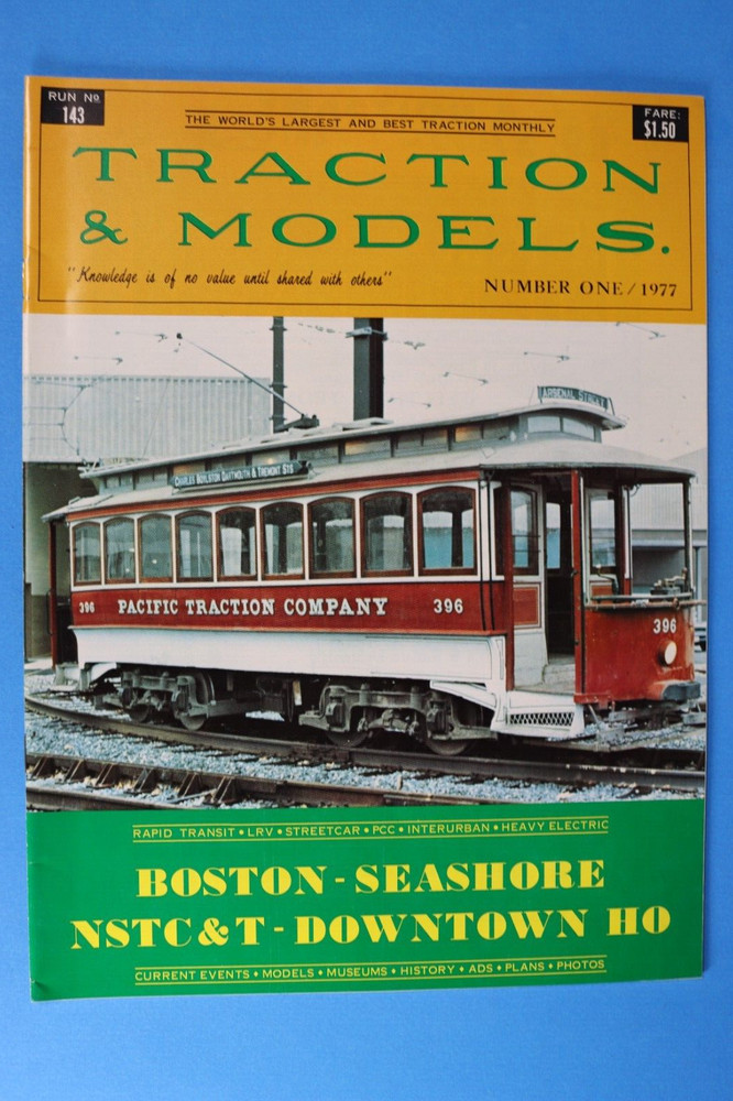 1977 Traction & Models Vintage Magazine 8 Issues January thru August