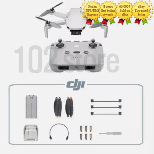 DJI Mini 4K Camera Drone (1 Battery) DJI RC-N1C Remote Controller -FAST SHIP