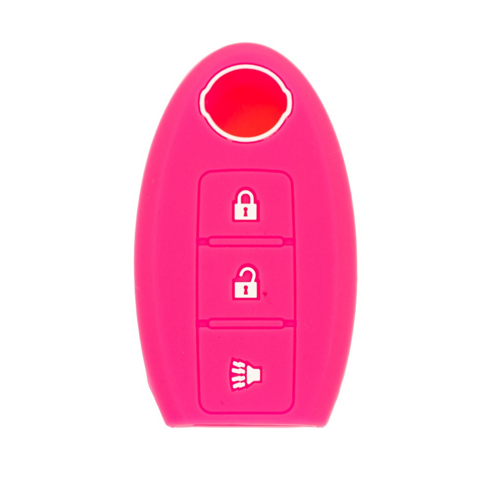 Fits 2007 - 2019 Nissan Versa Note Remote Key Chain Solid Cover