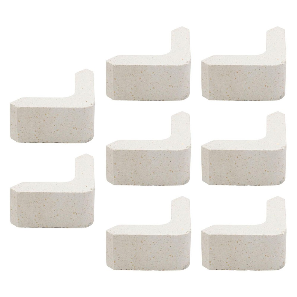 8 Pieces Pottery Kiln Posts Stackable Reusable Supporting Support Stilts