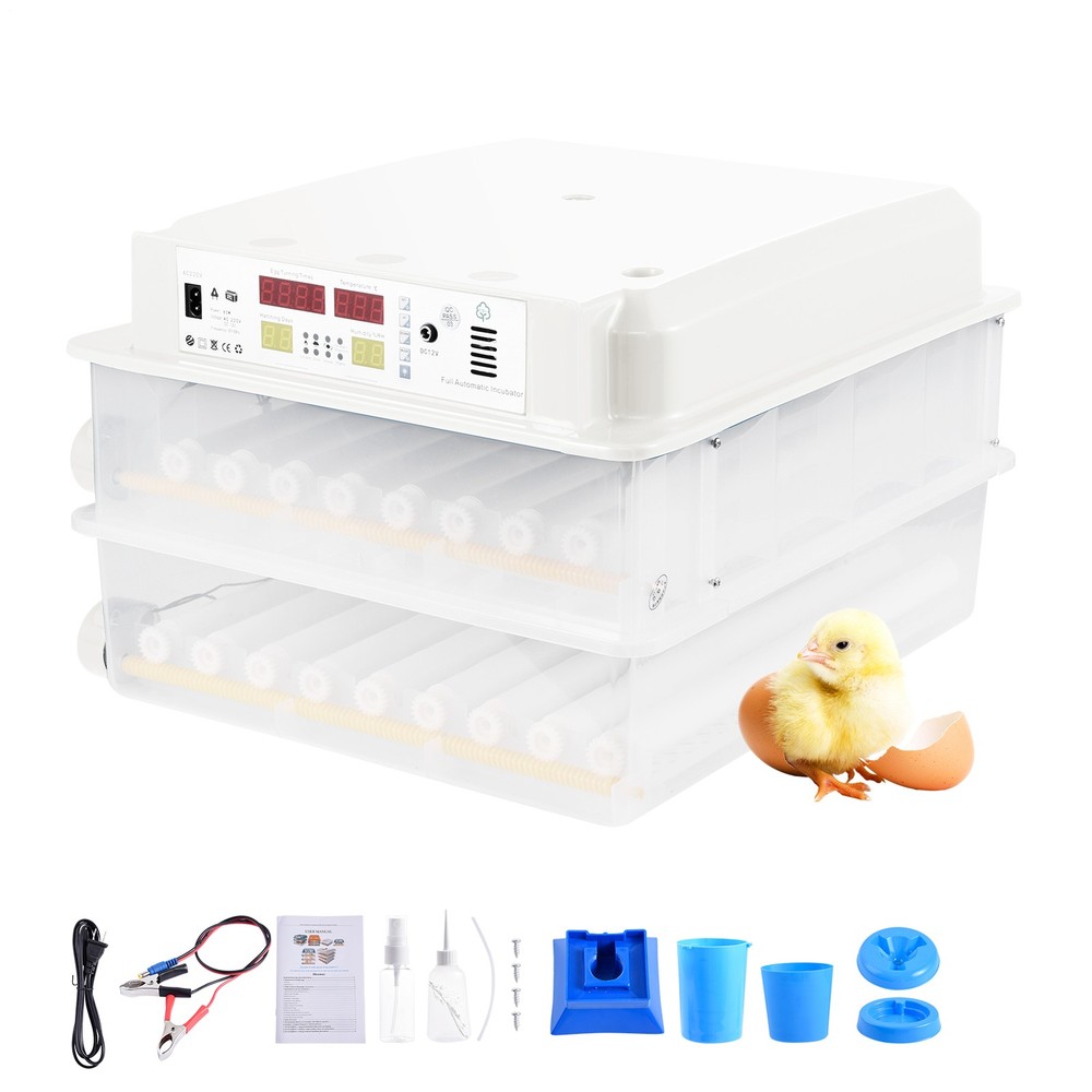 120 Eggs Incubator Automatic Digital Chicken Egg Hatcher Temperature Control