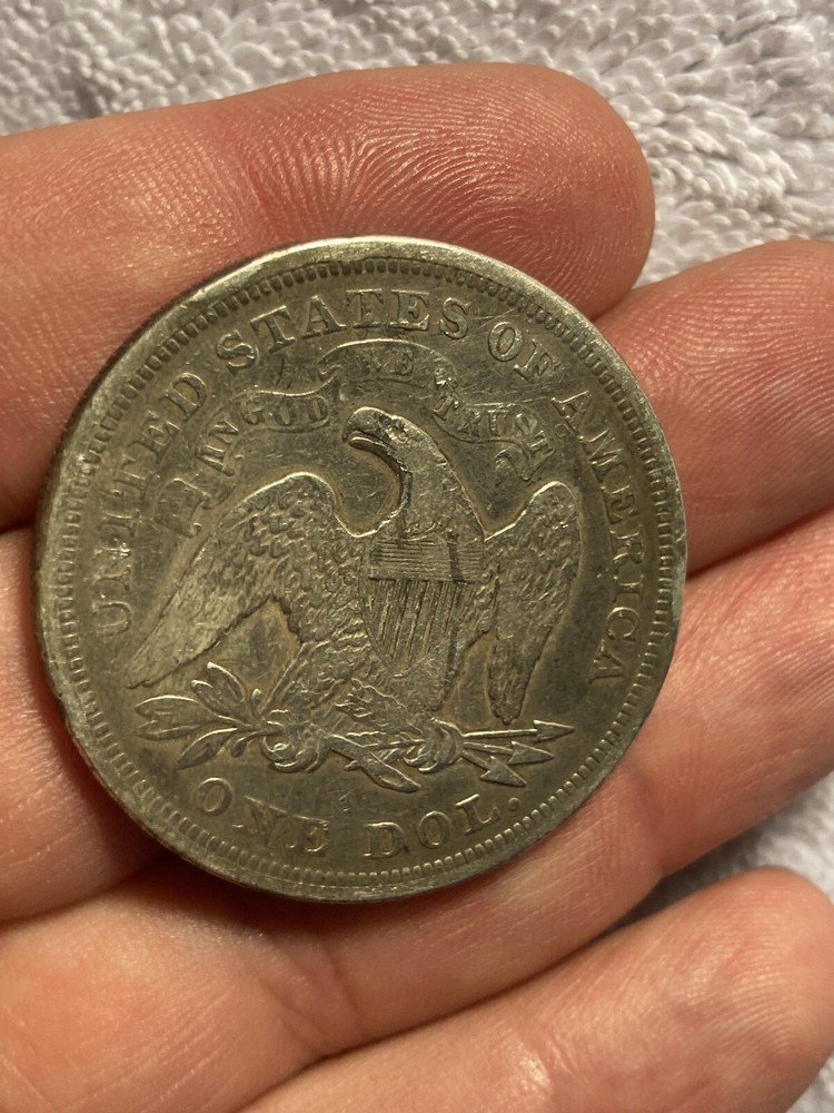 1871 seated liberty dollar