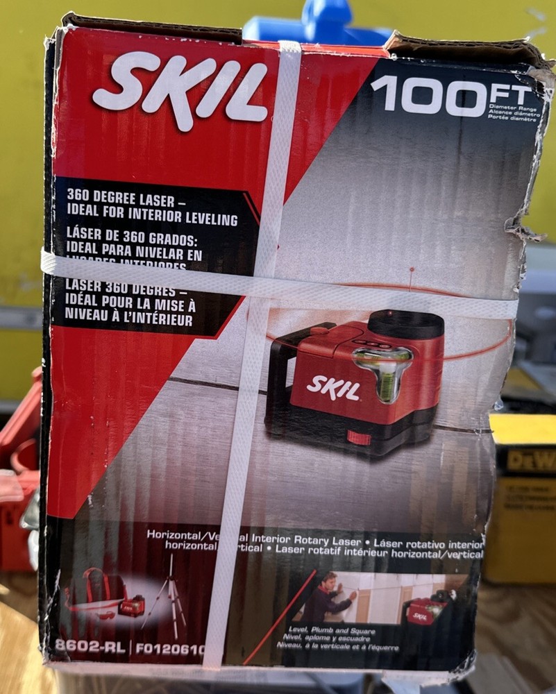Skil 360 Horizontal Vertical Interior Rotary Laser Ideal For Interior Leveling