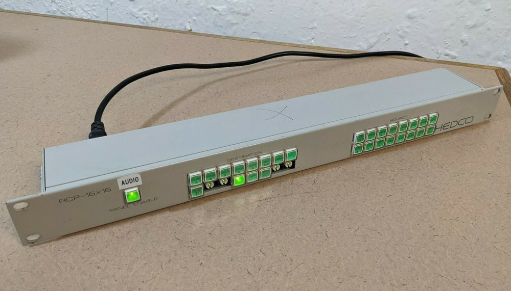 HEDCO RCP-16x16 Remote Programmable Panel with Power Cord