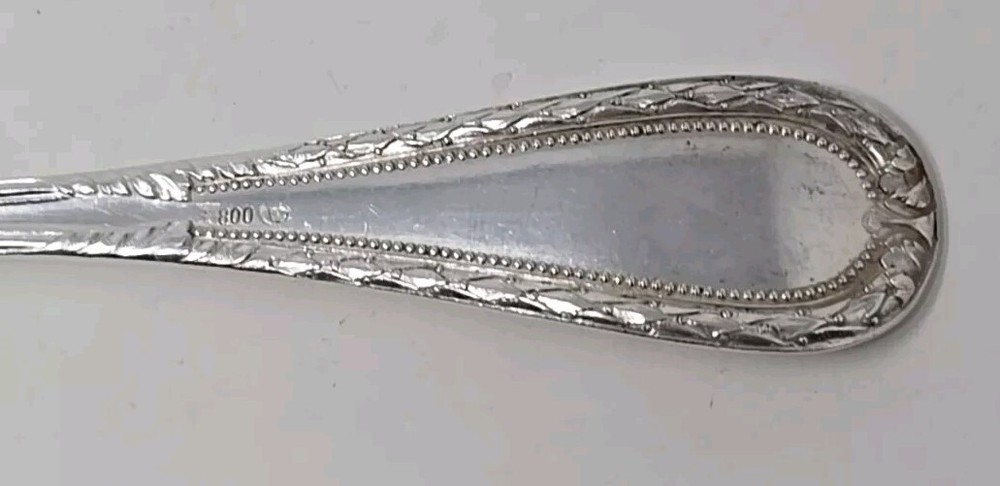 Koch and Bergfeld 800 Silver Dinner Fork Ludwig XVI Pattern