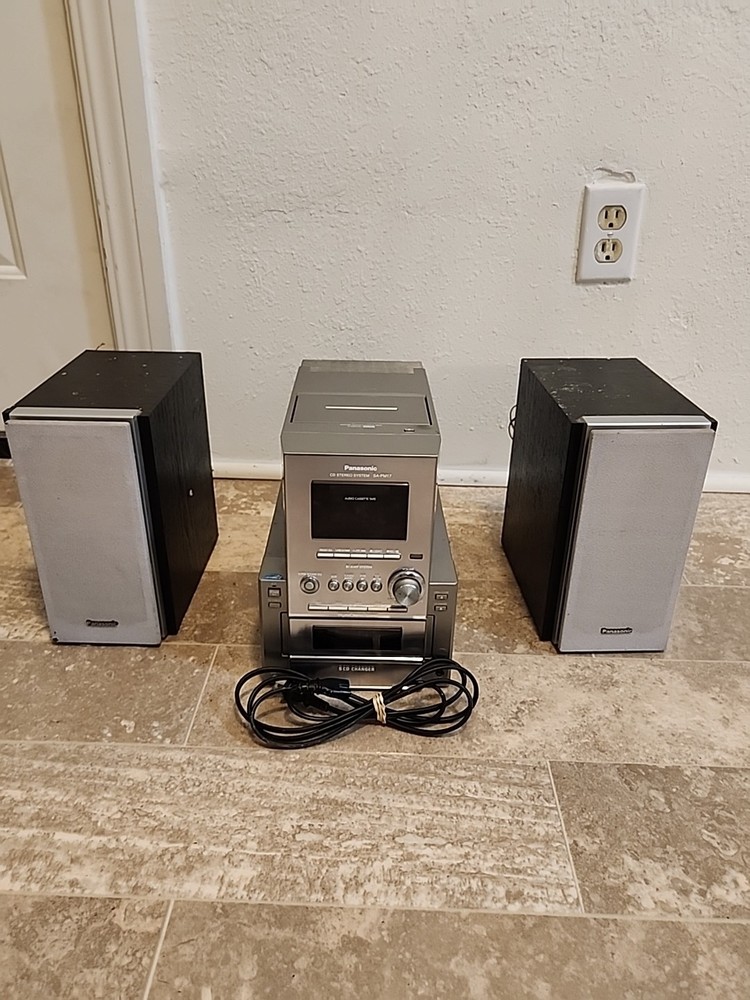 Panasonic SB-PM17 Compact Bi-AMP Stereo System, Receiver, Cassette
