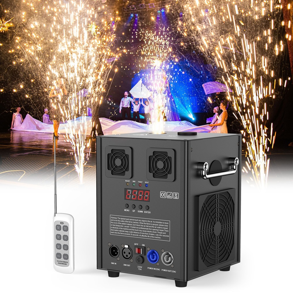 4PCS Large Cold Spark Firework Machine 700W Stage Effect Machine DMX dj Disco