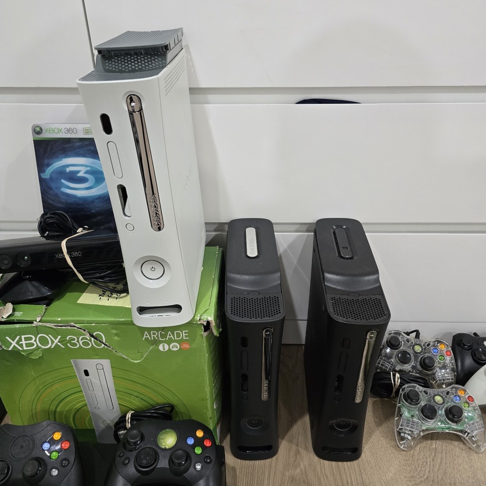 Massive XBOX Bundle - 4 Console + 13 Controllers & More [SOME TESTED / SOME...