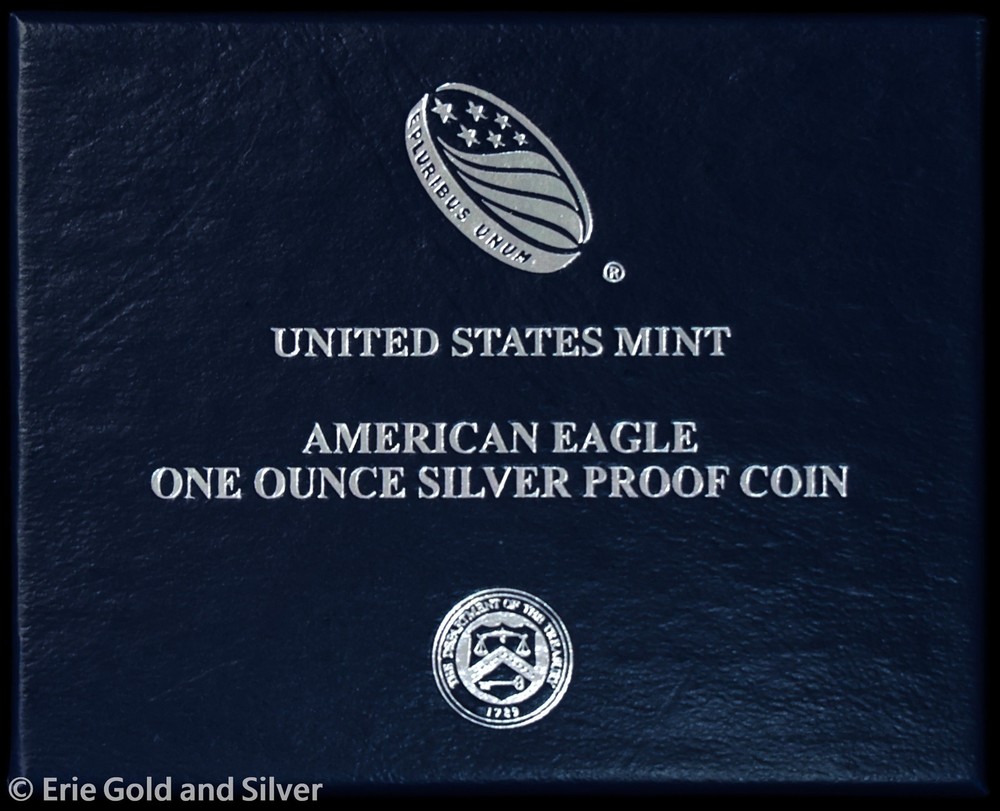 2020-W $1 US Mint Proof American Silver Eagle w/ Box & COA