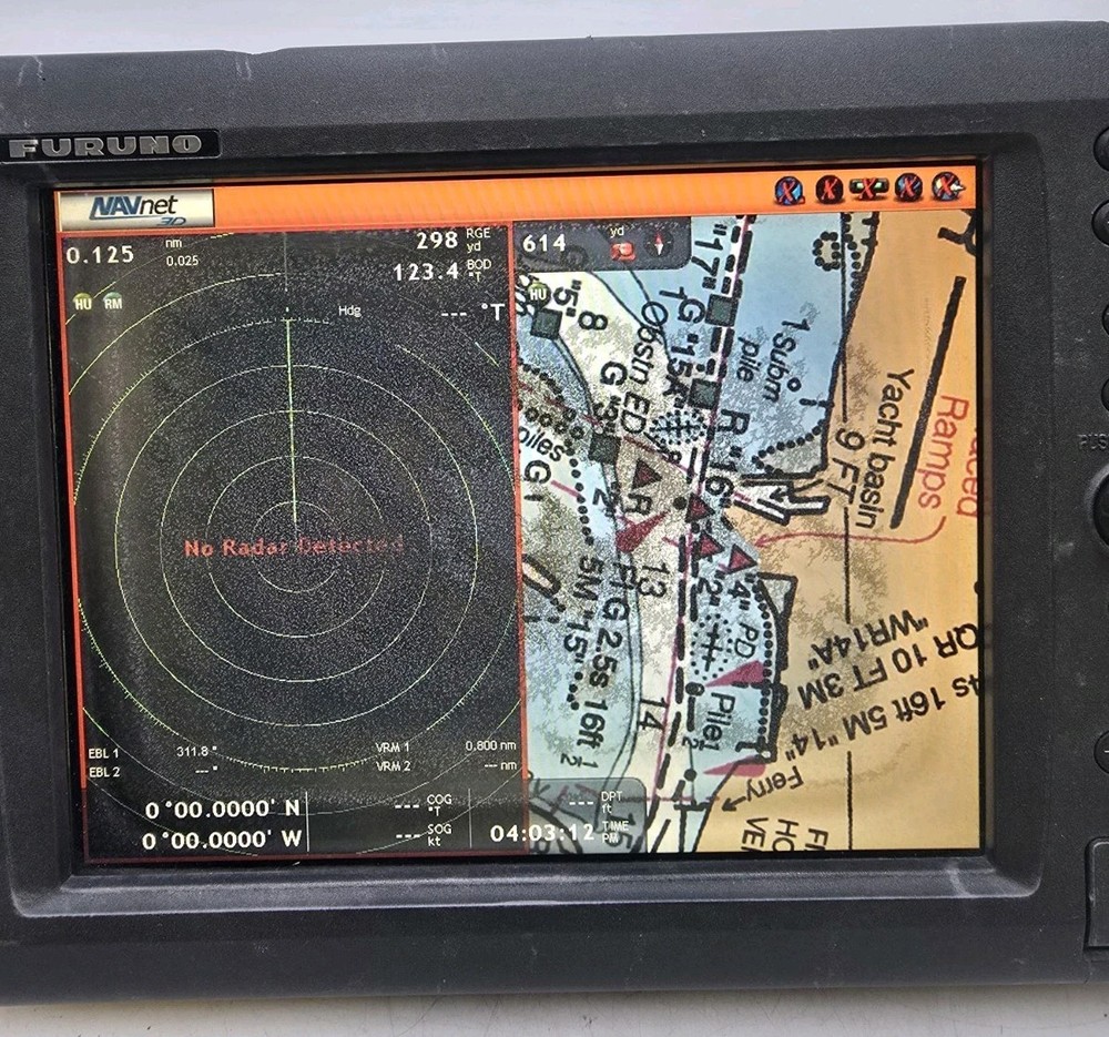 Furuno MFD12 Multi Function Display Radar NAVNET Fishfinder GPS Chartplotter ***