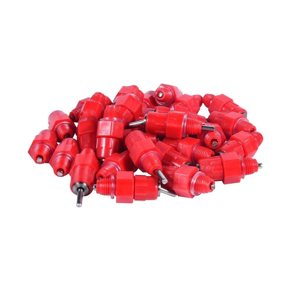30 Pack Automatic Chicken Waterer Poultry Water Nipple Drinker Feed... Fast Ship