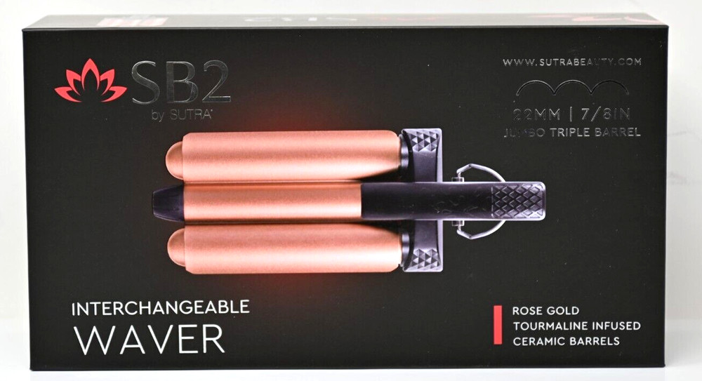 SB2 By Sutra Interchangeable Hair Curling Set 3 Piece Set