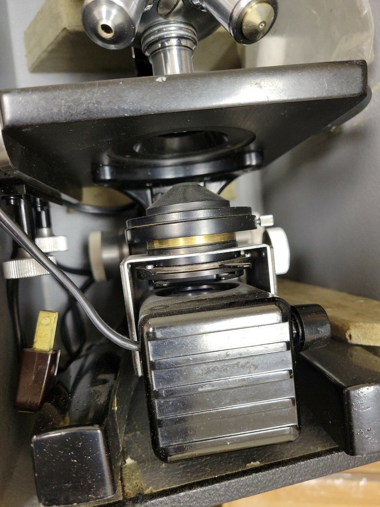 Antique BAUSCH & LOMB OPTICAL CO. VINTAGE MICROSCOPE