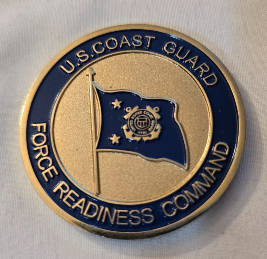 US Coast Guard Force Readiness Command Challenge Coin / USCG