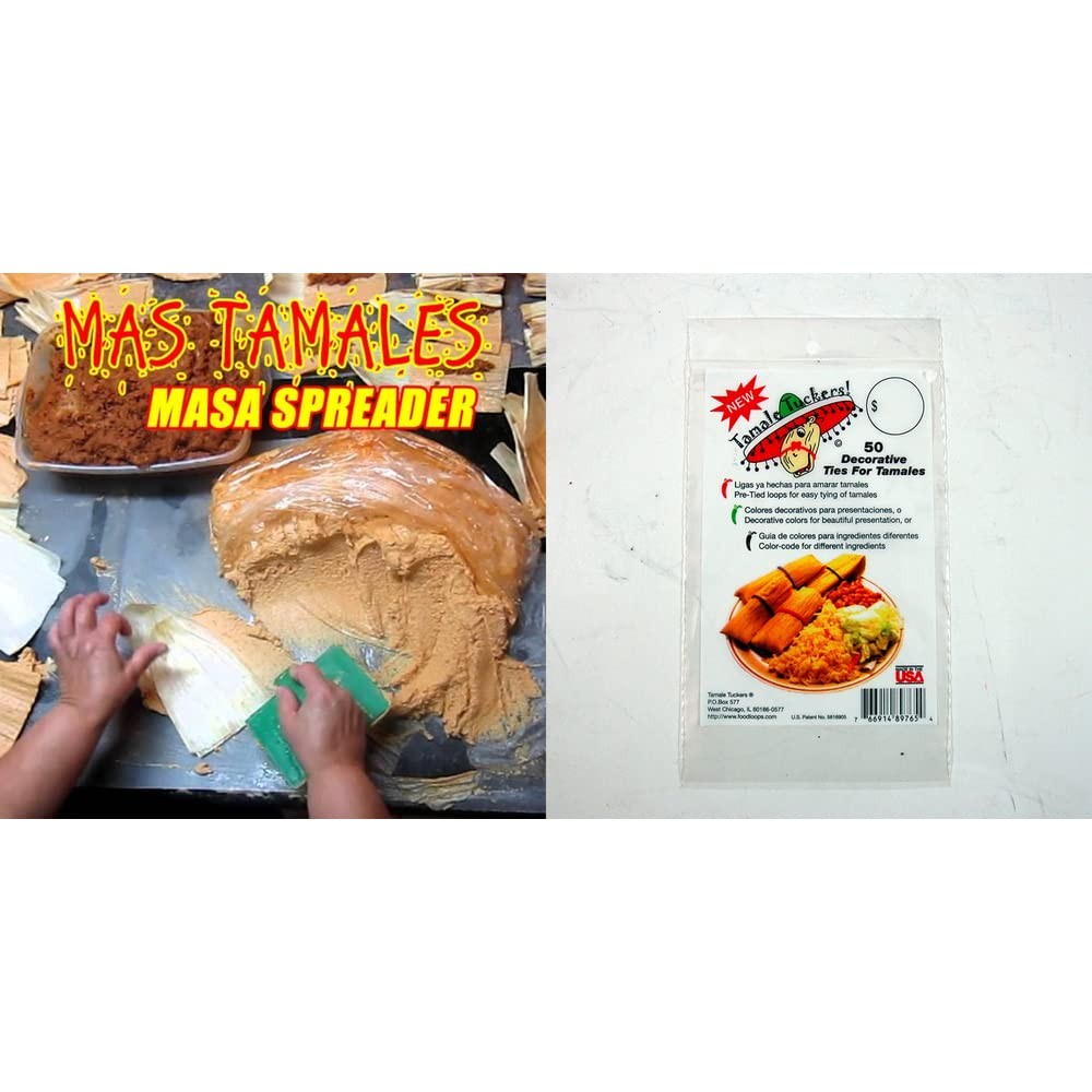 Tamales Mas Spreader And Tucker Ties Combo Consuming individual, Assorted