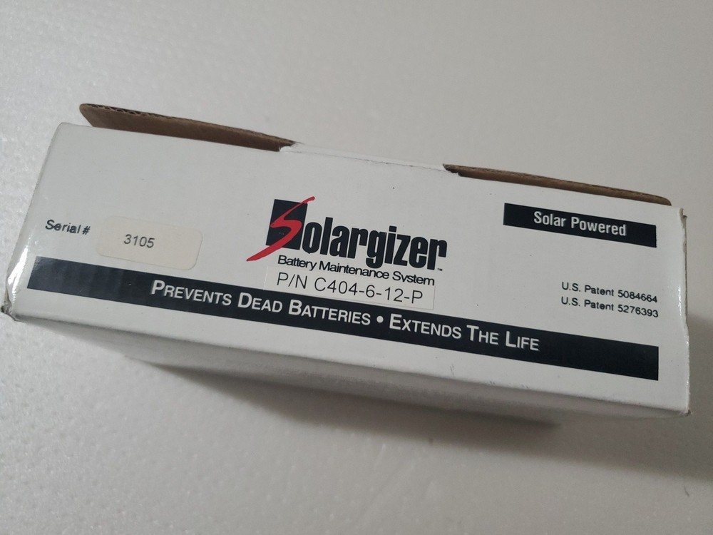 Solargizer Battery Maintenance System C404-6-12-P Plug