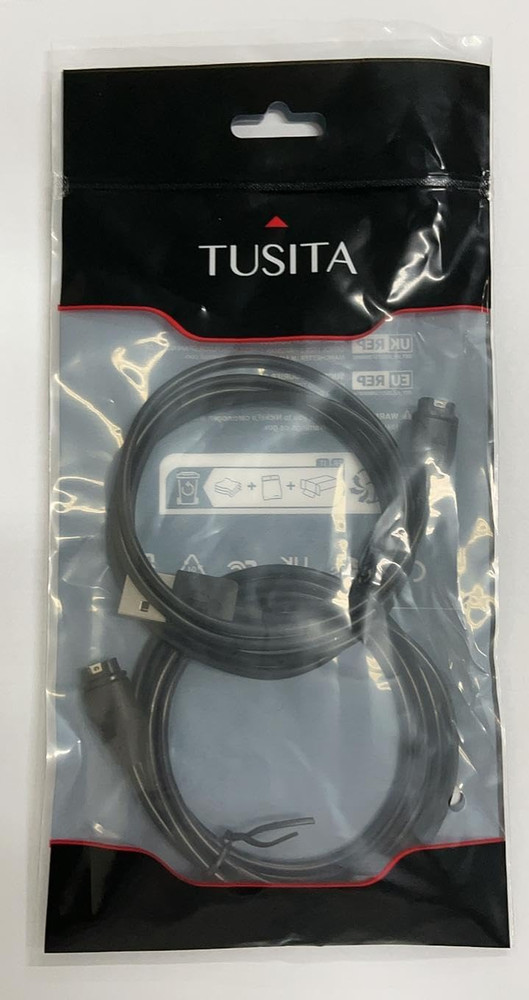 USB-C Plug Charging/Data Cable Compatible with Garmin Watch - 1M, 2-Pack