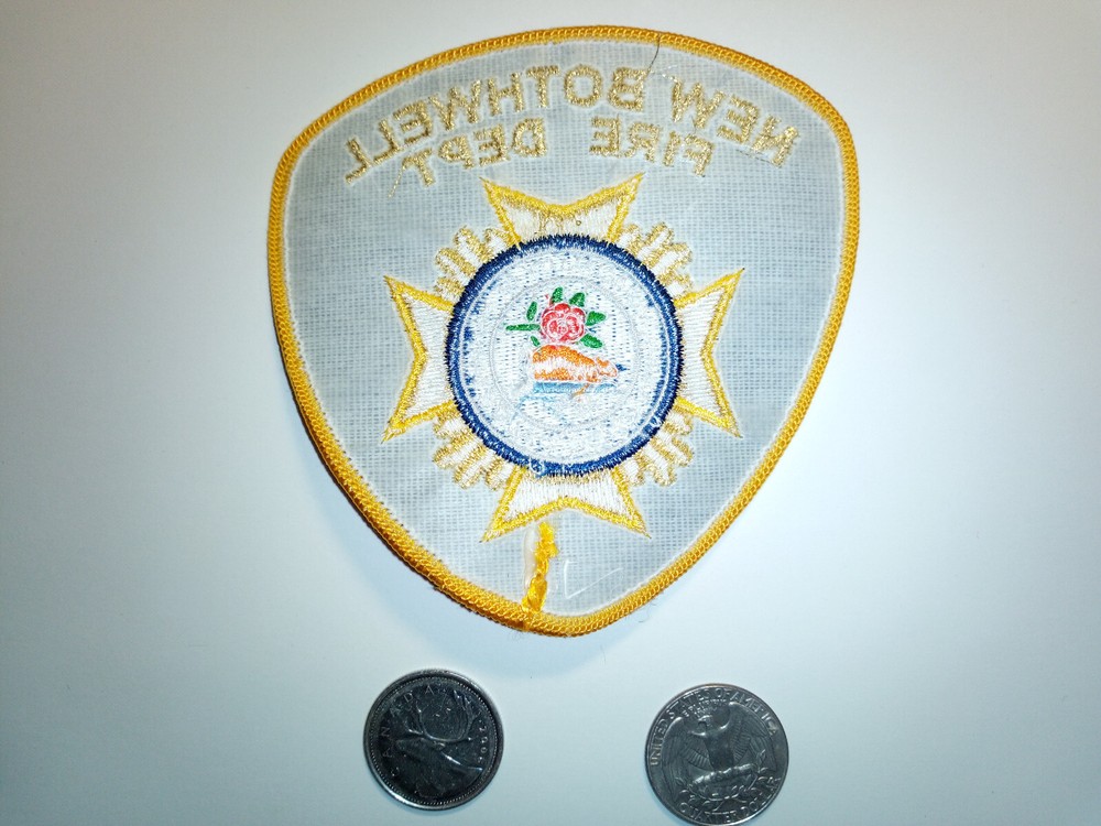 New Bothwell Fire Department Patch Badge Crest