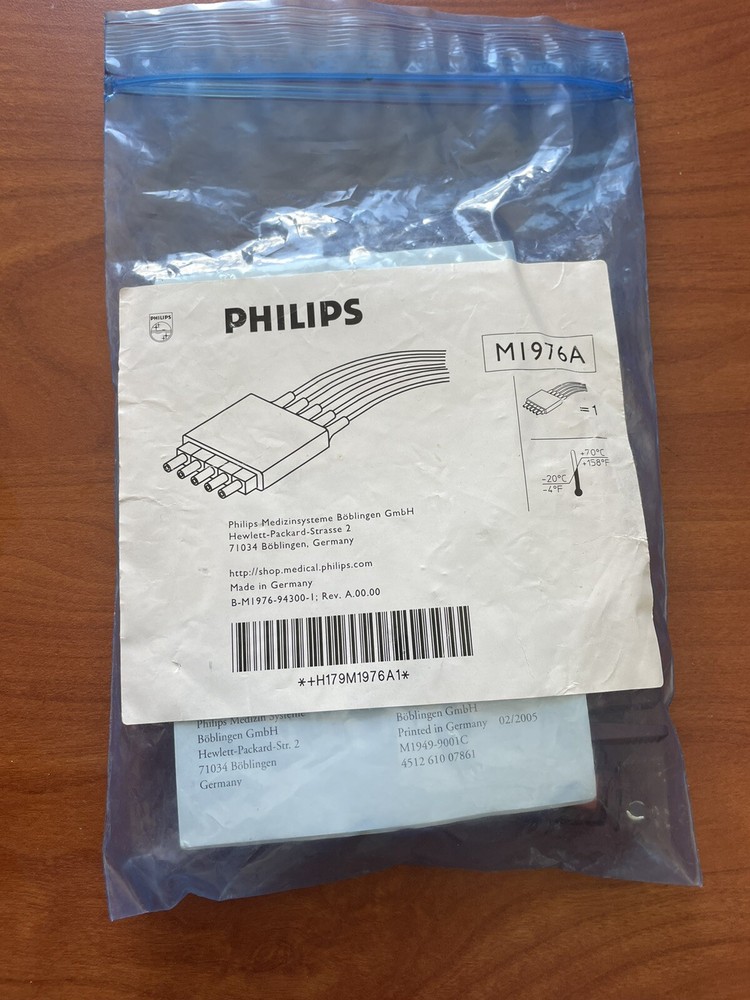 Philips M1976A 5 Lead wire ECG Cable