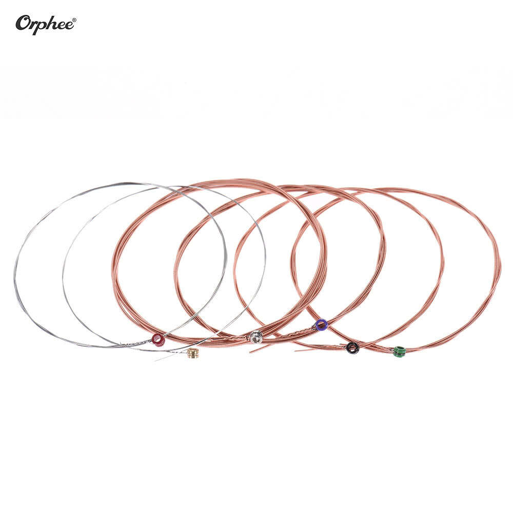 10Set Orphee TX620 Extra Light Guitar Strings 010-047inch Thin 6pcs String/set