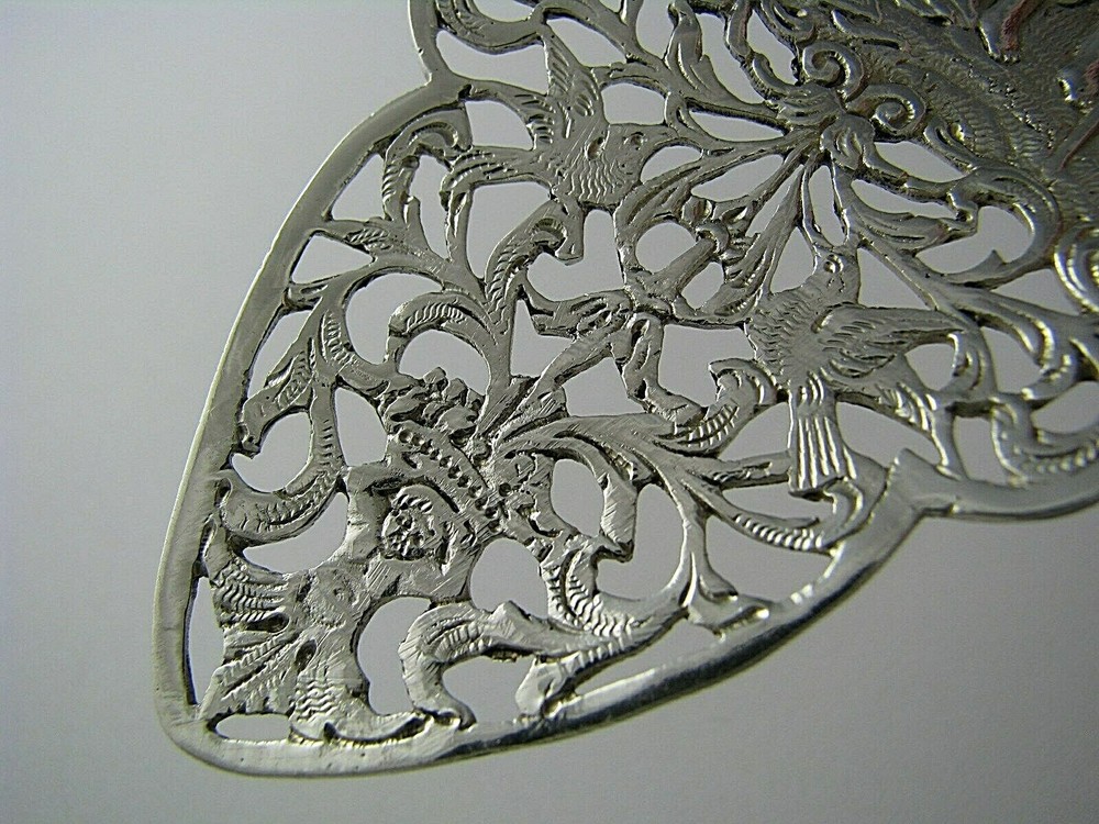 HANAU GERMANY 800 SILVER PIE SERVER PASTRY SERVING STRAINER by Jean Schlingloff