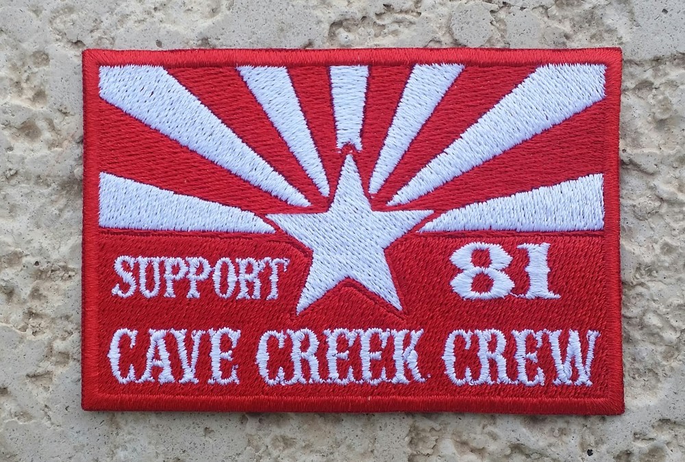 Hells Angels CaveCreek Support 81 Arizona Flag Patch
