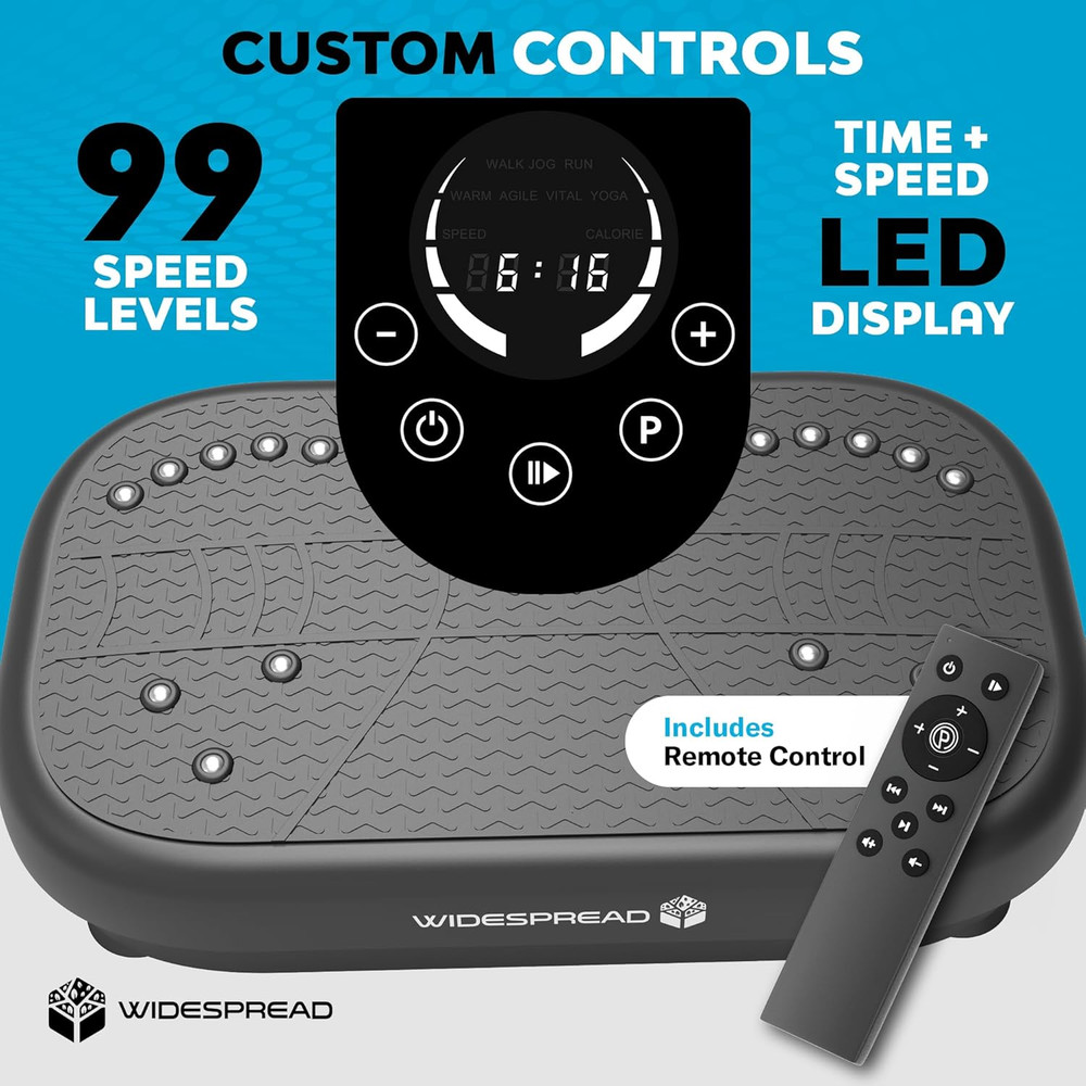 Vibration Plate Exercise Machine, Full Body Shaker Workout Board
