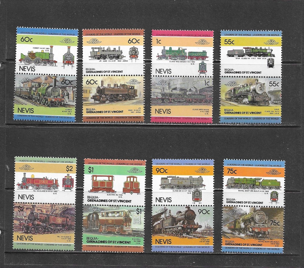 Caribbean-  lot  439.   Mint,  NH. Trains.